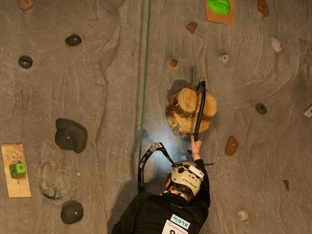 teenager experiences severe injury in a fall at an indoor climbing facility.