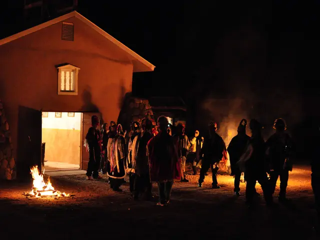 A biblical analogy portrays the worldly spirit as a blazing fire kindled in a hearth.