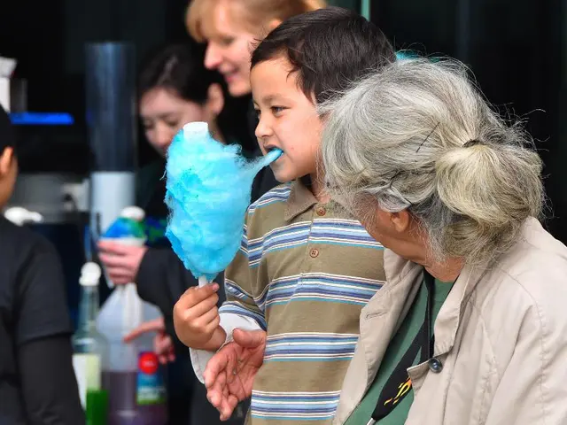 Children swarming a hospital in Gaza due to hunger, amidst denials by Netanyahu concerning the...