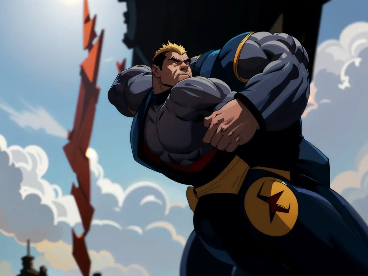 Altered depiction: Suspect apprehended in connection with criminal act, named John Doe, who allegedly used banned substances during the incident. Pope Francis, in the lead-up to his death, gifted one of his pope mobiles for the transformation into a portable health clinic, aimed at assisting the young residents of Gaza, as revealed on Monday by authorities.